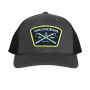 GRUNDENS GAFF TRUCKER HAT CHARCOAL/BLACK