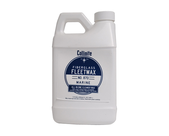 COLLINITE #870 FLEETWAX ALL IN ONE CLEANER-WAX ( BY 1/2 GALLON)