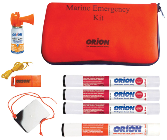 ORION INLAND LOCATE FLARE KIT WITH ACCESSORIES & AIR HORN IN FLOATING CASE