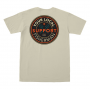 GRUNDENS & DARK SEAS COLLABORATION DAY JOB T-SHIRT MENS CREME SMALL