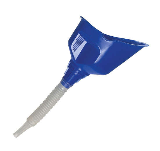 FUNNEL HAND-E FLEX BLUE WITH FLEXIBLE TUBE