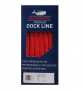 NEW ENGLAND ROPES NYLON DOUBLE BRAID DOCKLINE RED 1/2" X 25'