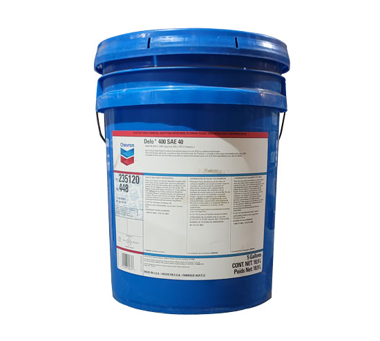 OILB 40 WT CHEVRON DELO SAE 40 5 GALLON PAIL