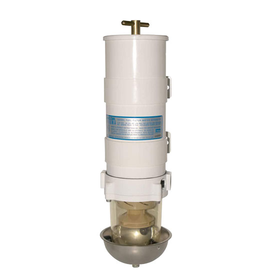 FUEL FILTER WATER SEPARATOR FF/WS WITH SHUT-OFF VALVE 10 MICRON