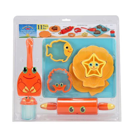 SEASIDE SIDEKICK SAND COOKIE SET 11 PIECES