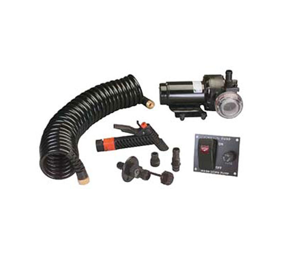 WASHDOWN PUMP AQUA JET 5.2 GPM 12V W/HOSE KIT