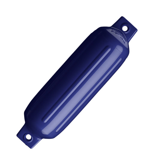 POLYFORM FENDER G2 NAVY BLUE 4-1/2" X 15-1/2" TWIN EYE