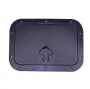 BOMAR GRAY SERIES BLACK LOW-PROFILE T-HANDLE INSPECTION HATCH