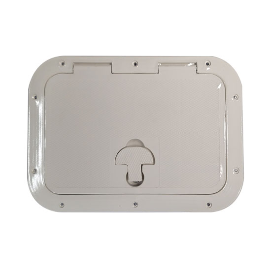 BOMAR GRAY SERIES STARK WHITE LOW-PROFILE T-HANDLE INSPECTION HATCH