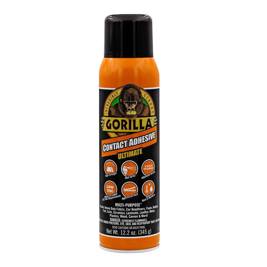 GORILLA ULTIMATE HIGH STRENGTH CONTACT ADHESIVE SPRAY 12.2OZ