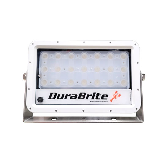 DURABRITE MINI WHITE FLOODLIGHT SAVE MAINE LOBSTERMEN EDITION