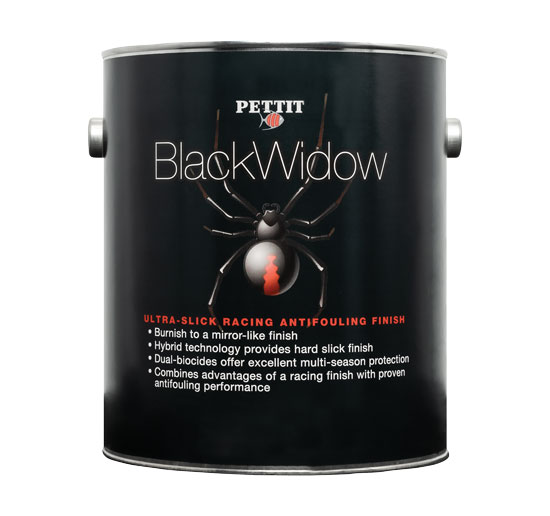 PETTIT PAINT BLACK WIDOW RACING FINISH ANTIFOULING BLUE GALLON