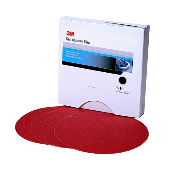 3M STIKIT RED ABRASIVE SANDING DISC SOLD BY EACH OR BOX