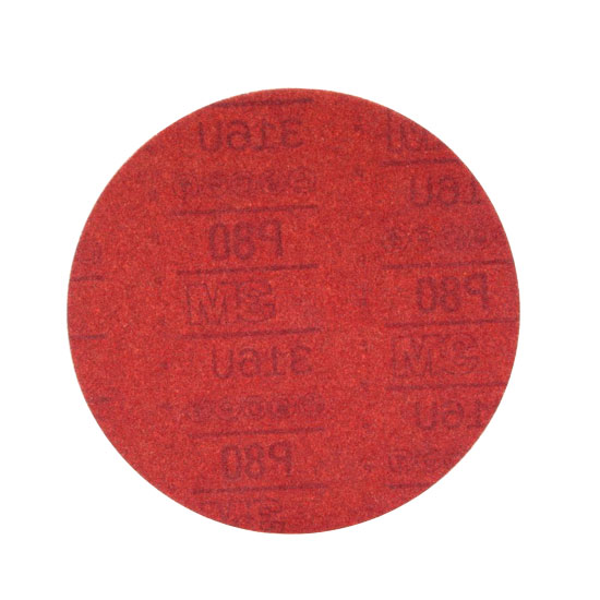 3M STIKIT RED ABRASIVE 8" SANDING DISC P80D GRIT SOLD BY EACH