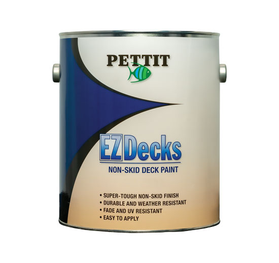 PETTIT PAINT EZ DECKS NON-SKID POLYURETHANE DECK PAINT QUARTS OR GALLONS