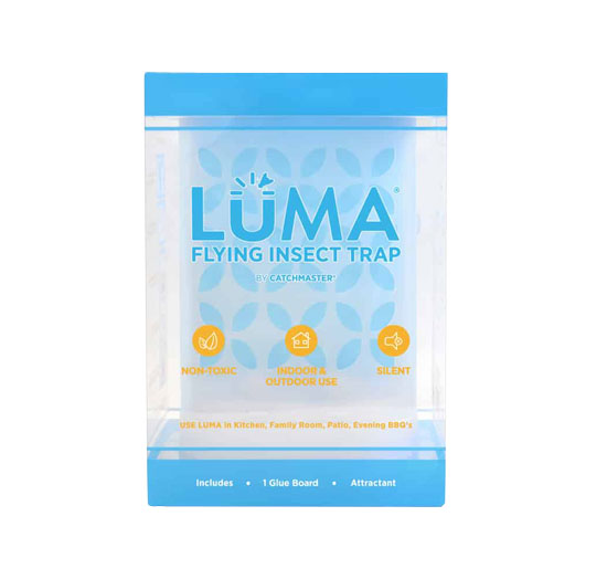 LUMA LIGHT FLYING INSECT TRAP PORTABLE LED NON TOXIC AND SILENT