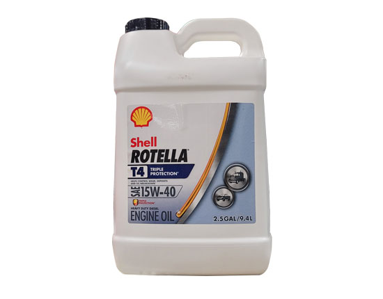 OIL ROTELLA T4 15W40 2.5 GALLON