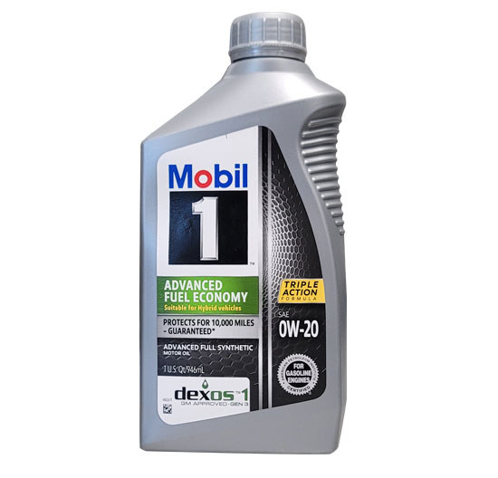 MOBIL 1 ADVANCED FUEL ECONOMY 0W-20 OIL QUART