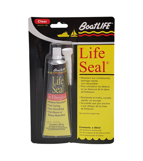 BOATLIFE LIFE SEAL SEALANT 2.8 OZ TUBE CLEAR