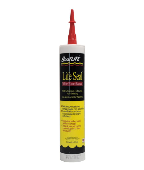 BOATLIFE LIFE SEAL SEALANT WHITE 10.6 OZ CARTRIDGE