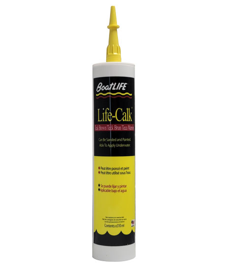 BOATLIFE LIFE-CALK SEALANT TEAK BROWN 10.6 OZ CARTRIDGE