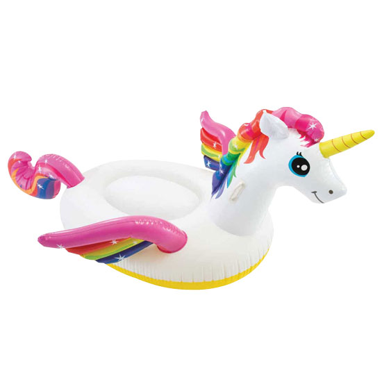 UNICORN RIDE ON INFLATABLE 79"L x 55"W x 38"H