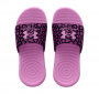 UNDER ARMOUR GIRLS ANSA SLIDES ISLAND ORCHID/MYSTIC MAGENTA