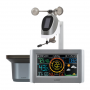 LA CROSSE TECHNOLOGY WIRELESS WEATHER STATION WITH COLORED LCD SCREEN