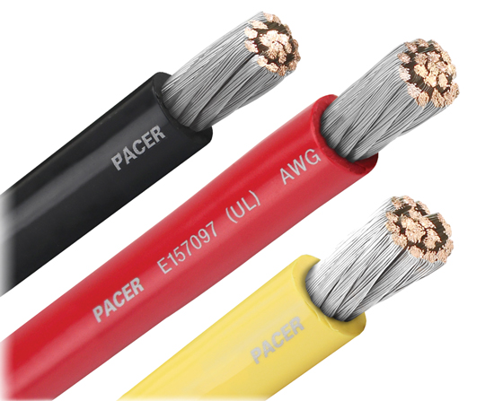 PACER BATTERY CABLE TINNED #4 (FOOT OR REEL)