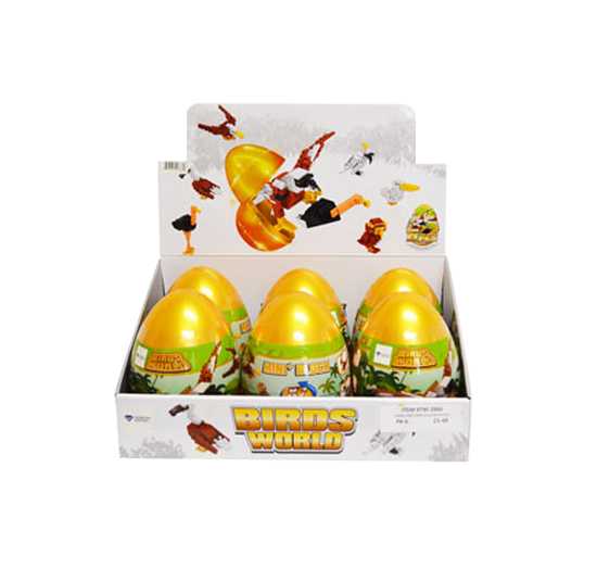 JUMBO BIRD BUILDING BLOCKS ASSORTED