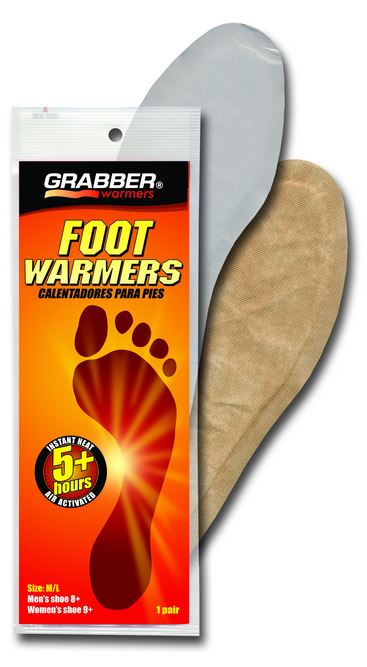 FOOT WARMER INSOLE MEDIUM/LARGE 5+ HOURS