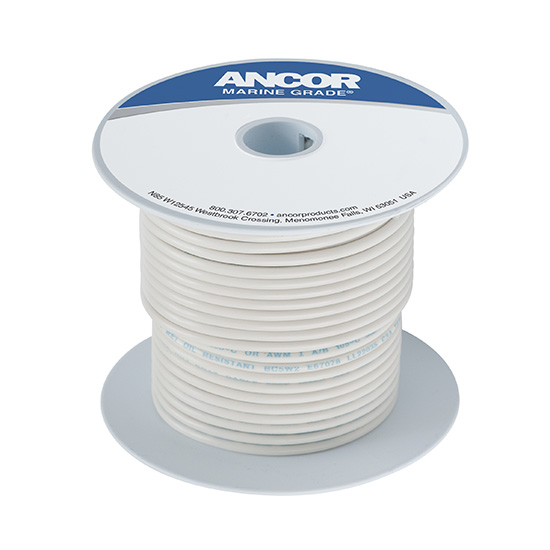 ANCOR TINNED COPPER WIRE 6 GAUGE WHITE TINNED (BY/FOOT)