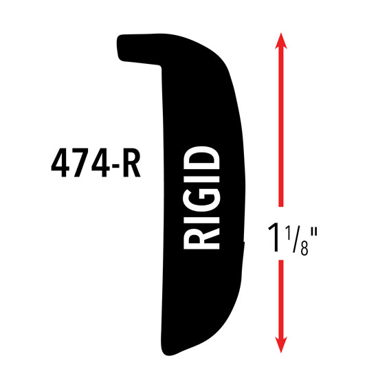 PVC TOE RAIL RIGID *UPS*