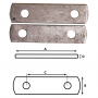 FRAME TIE PLATE 3" WIDE FOR U BOLT 57360 PAIR