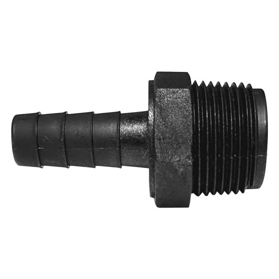 FORESPAR ADAPTER 3/4"NPT MALE THREAD TO 1/2" HOSE BARB MARELON HC12X8