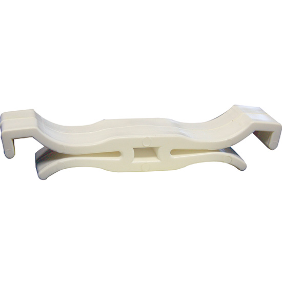 BAIT CLEAT 1 1/2"STRAIGHT 5 1/8"X1 1/8WHITE 200 CASE (BY/EA)