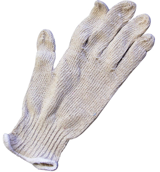 GLOVE LINER WHITE 1 SIZE POLYESTER/COTTON DOZEN ONLY