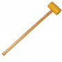 PLASTIC HEAD ICE MALLET #7 HEAD WITH 36" WOODEN HANDLE