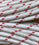 ROPE TECHLINE DOUBLE BRAID DYNEEMA/POLYESTER WHITE 1" X 80'
