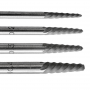 SCREW EXTRACTOR.  SIZES 1-5. HSS STEEL.