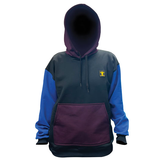 GUY COTTEN ARTIC TRI-COLOR HOODIE SMALL