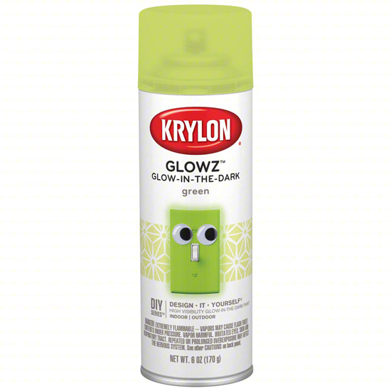 KRYLON PAINT GLOW IN THE DARK AEROSOL 6OZ