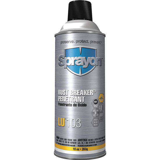 SPRAYON LUBRICANT RUST BREAKER PENETRANT AEROSOL 10oz