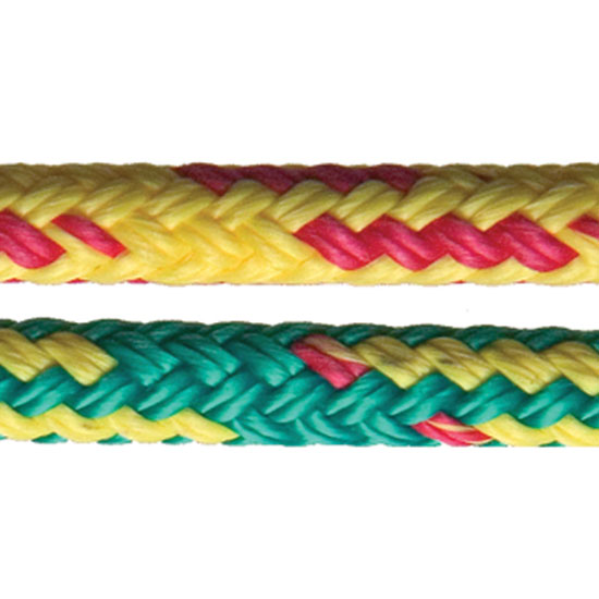 New England Ropes Flight Line 3/8 Dyneema Core Braid Green (BY/FOOT)