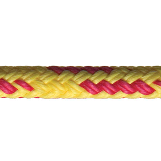 NEW ENGLAND ROPE FLIGHT LINE 5/16" DYNEEMA CORE BRAID YELLOW (BY FOOT)