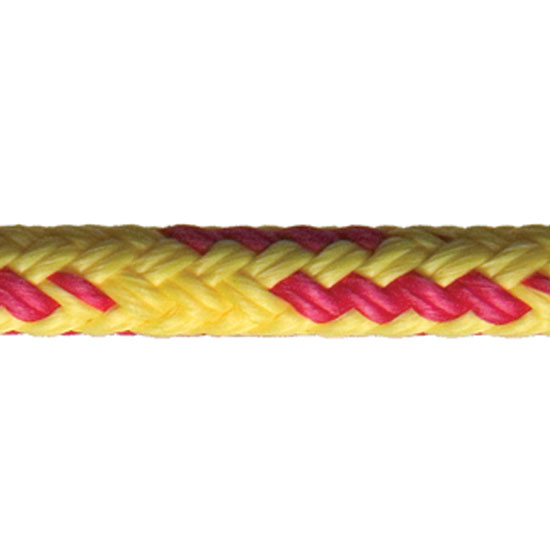 Rope Flight Line 3/8 Dyneema Core Braid Yellow (BY/FOOT)