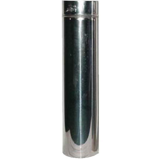 STOVEPIPE SINGLE WALL 70MM 1/2 METER #316 S/S