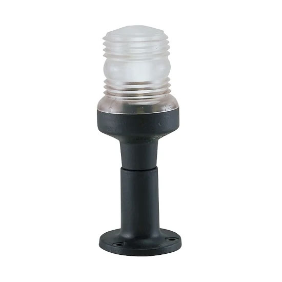 PERKO LIGHT ALL AROUND WHITE PEDESTAL 4-1/2" HIGH