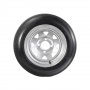 TIRE & RIM 5.30 X 12B 4 LUG GALVANIZED SPOKE