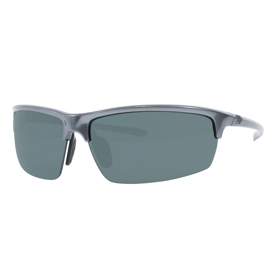 SUNGLASSES UNSINKABLE POLARIZED VAPOR GUNMETAL GREY UNISEX SMALL/MED